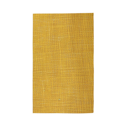 Radiant Sunny Yellow: Denim-Inspired Summer Fabric - Dobby Rug