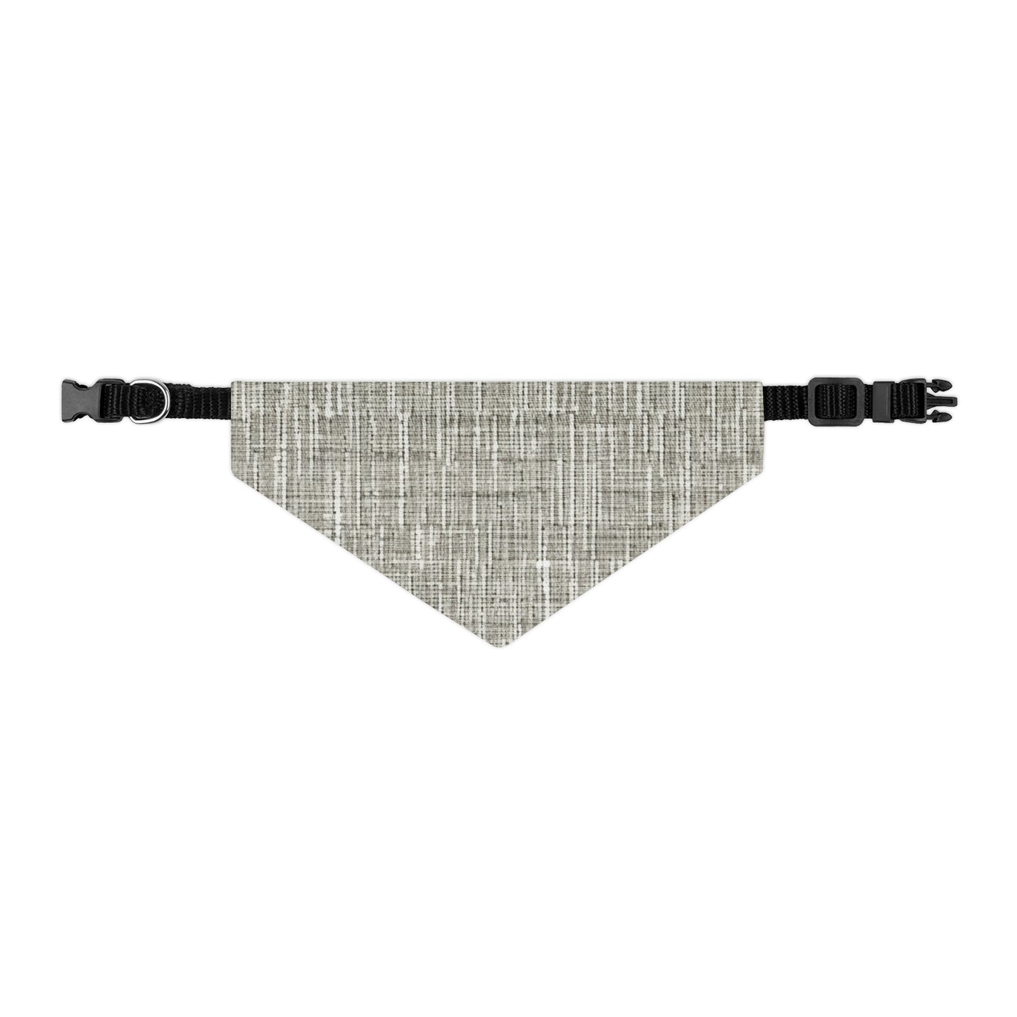 Silver Grey: Denim-Inspired, Contemporary Fabric Design - Dog & Pet Bandana Collar