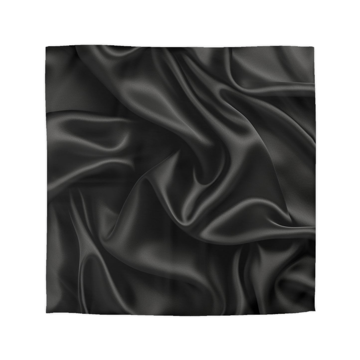 Black Silk, Microfiber Duvet Cover