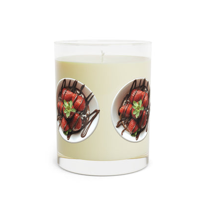 Strawberry Chocolate Trend - What You Won't Do for Love, Gifts, Scented Candle - Full Glass, 11oz