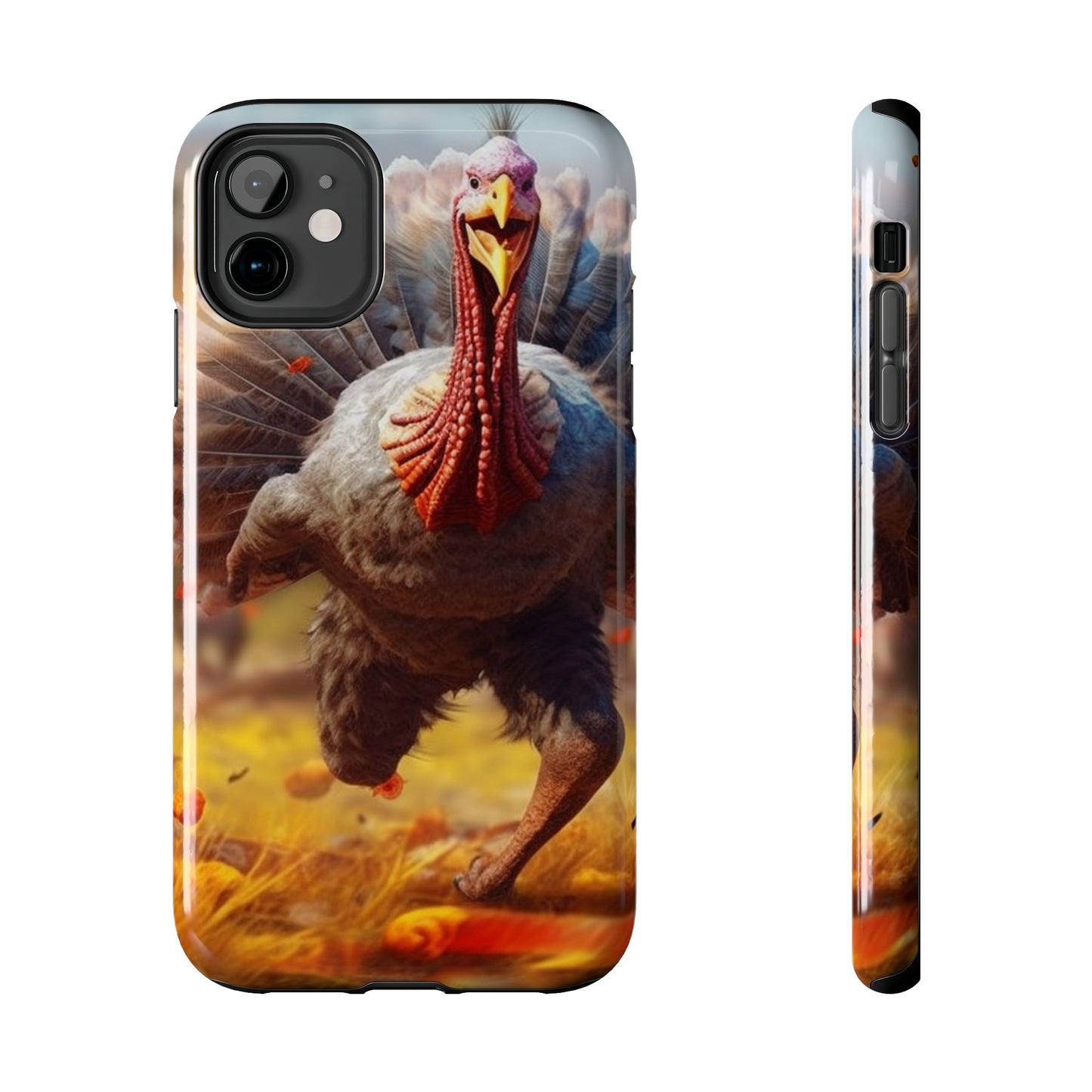 Thanksgiving Trot Turkey Run Athlete Sprint Racer Holiday Feast Dinner - Tough Phone Cases