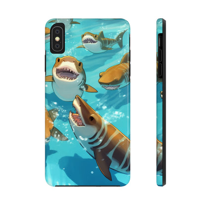 Tiger Shark: Ocean Marine Wildlife - Underwater - Tough Phone Cases