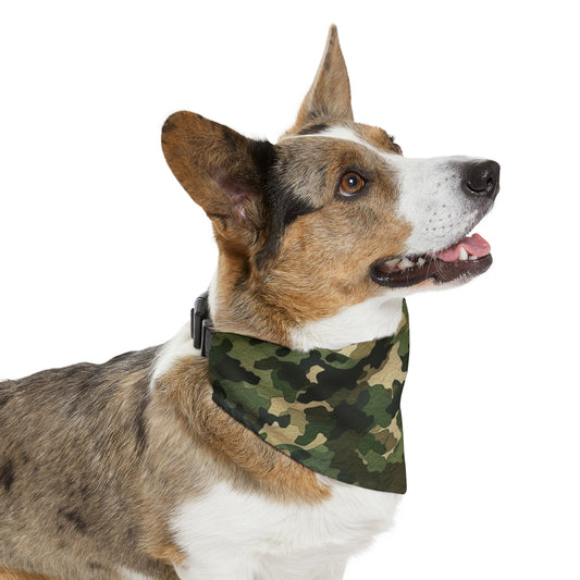 Camuflaje clásico | Envoltura de camuflaje | Camuflaje tradicional - Collar bandana para perros y mascotas 