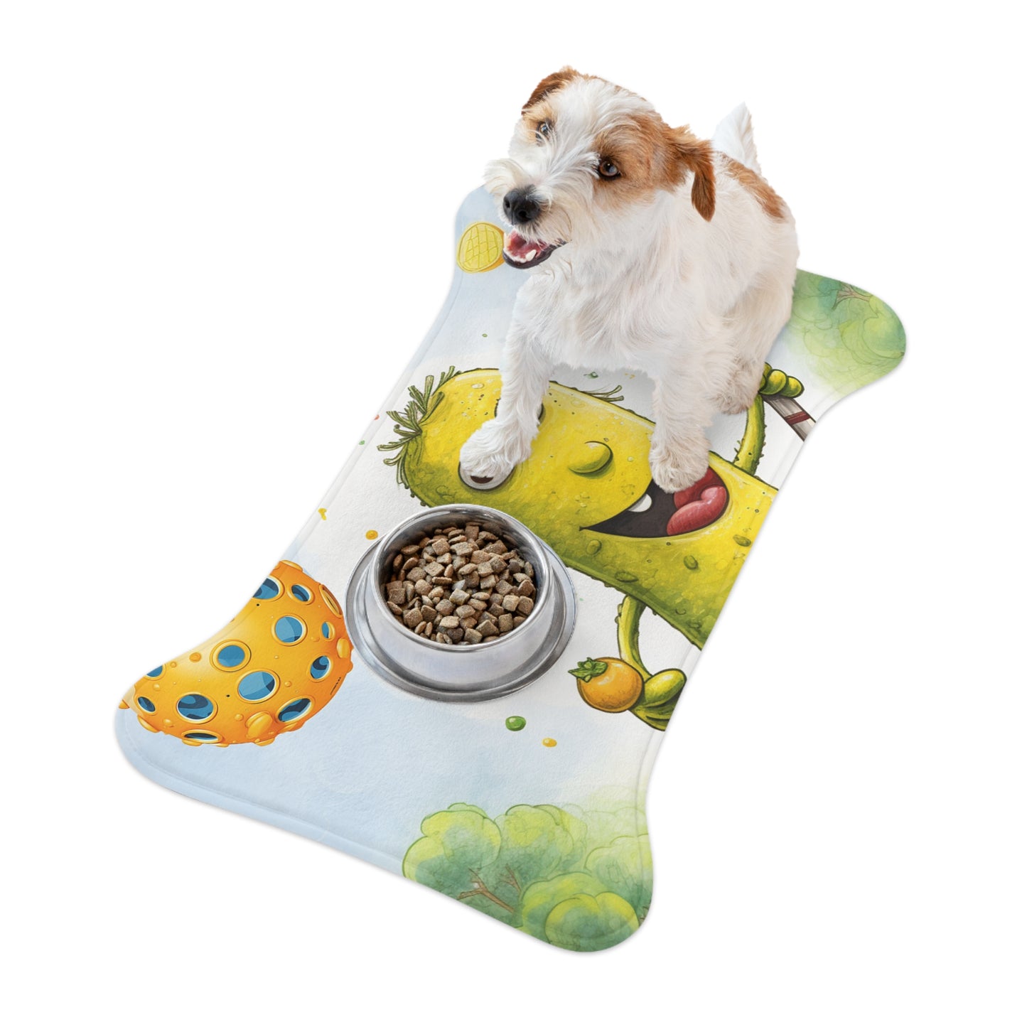 Pickleball Play: Pickle Sport Action Game, Fast Dink Ball - Pet Feeding Mats