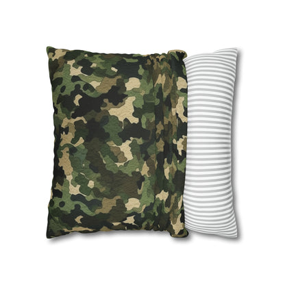 Classic Camo | Camouflage Wrap | Traditional Camo - Spun Polyester Square Pillow Case