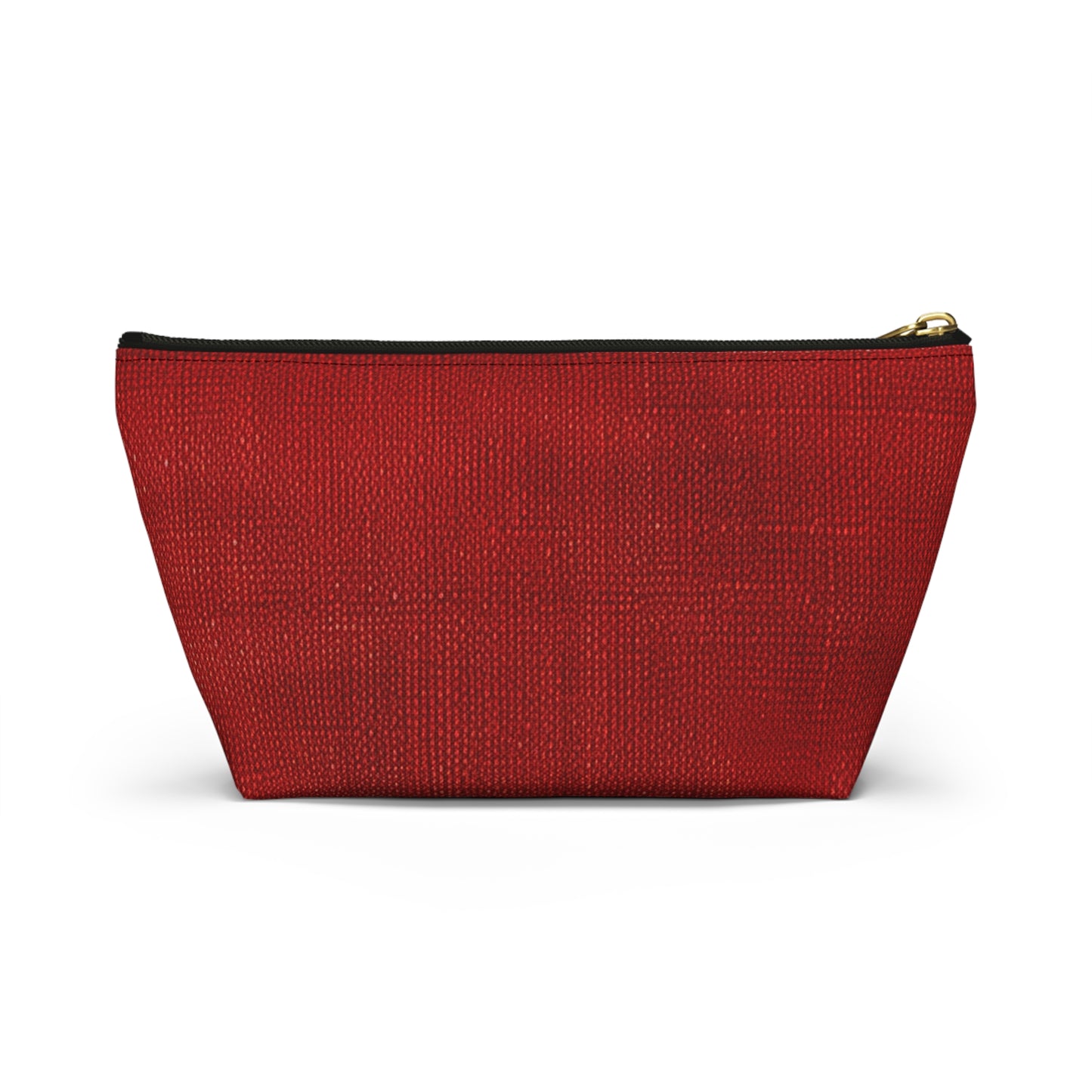 Juicy Red Berry Blast: Denim Fabric Inspired Design - Accessory Pouch w T-bottom