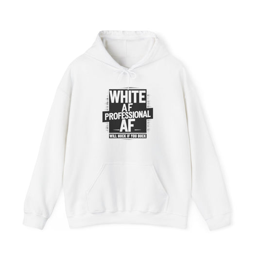 White AF, White History, Funny Gift, Unisex Heavy Blend™ Hooded Sweatshirt