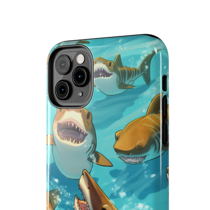 Tiger Shark: Ocean Marine Wildlife - Underwater - Tough Phone Cases