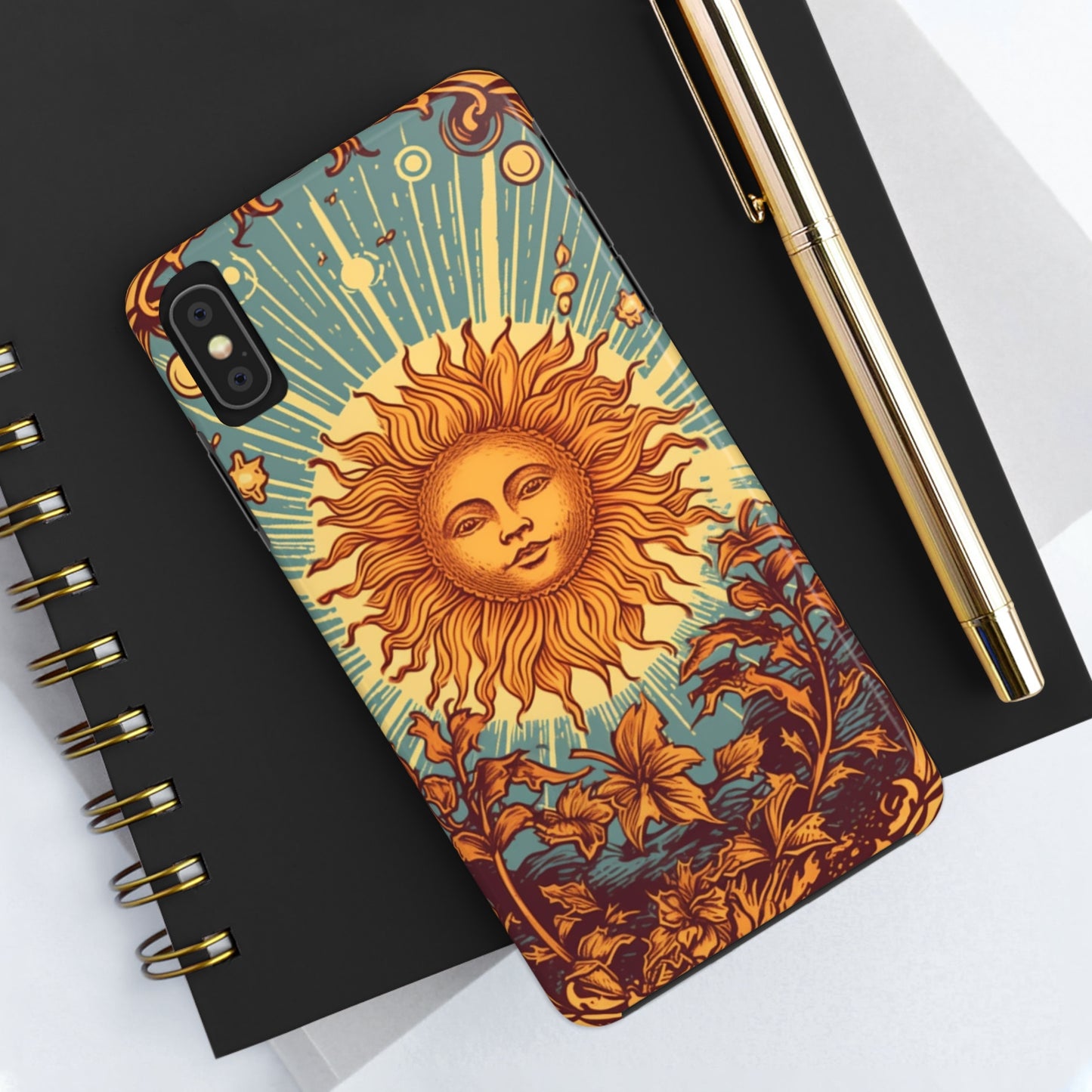 Sun Tarot Card Symbol of Growth, Life, and Radiance - Tough Phone Cases