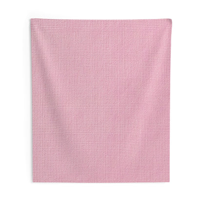 Blushing Garment Dye Pink: Denim-Inspired, Soft-Toned Fabric - Indoor Wall Tapestries