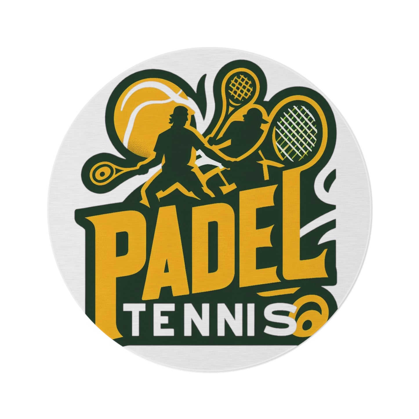 Padel Tennis, Round Rug