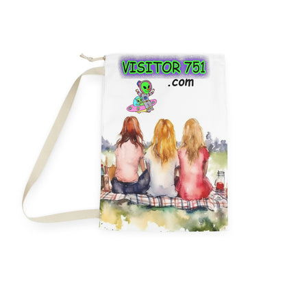 Visitor751 Advertisement Alien UFO Galactic Space - Laundry Bag