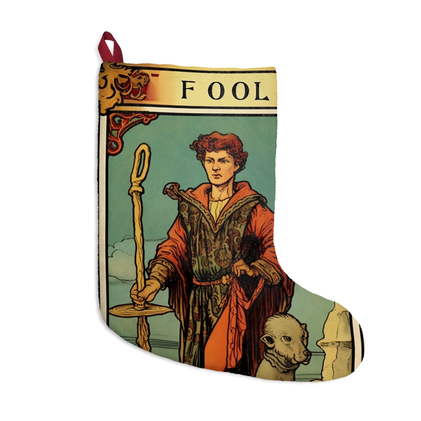 Mystical Tarot - Artistic Depiction of The Fool Card - Christmas Stockings