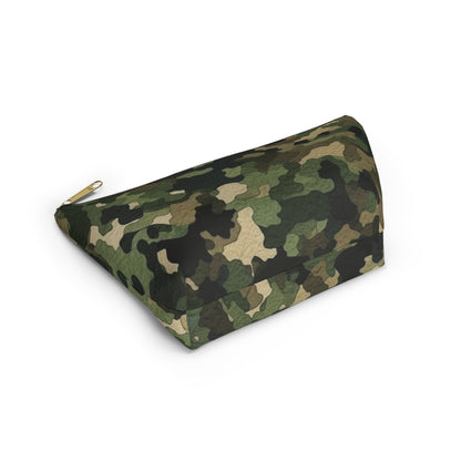 Classic Camo | Camouflage Wrap | Traditional Camo - Accessory Pouch w T-bottom