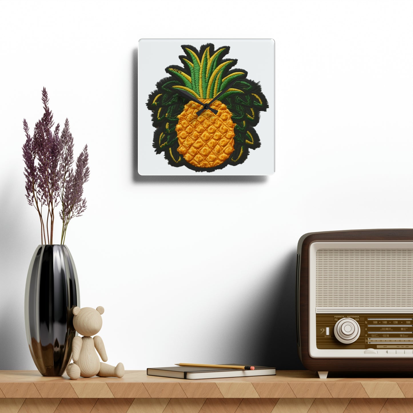 Pineapple - Acrylic Wall Clock