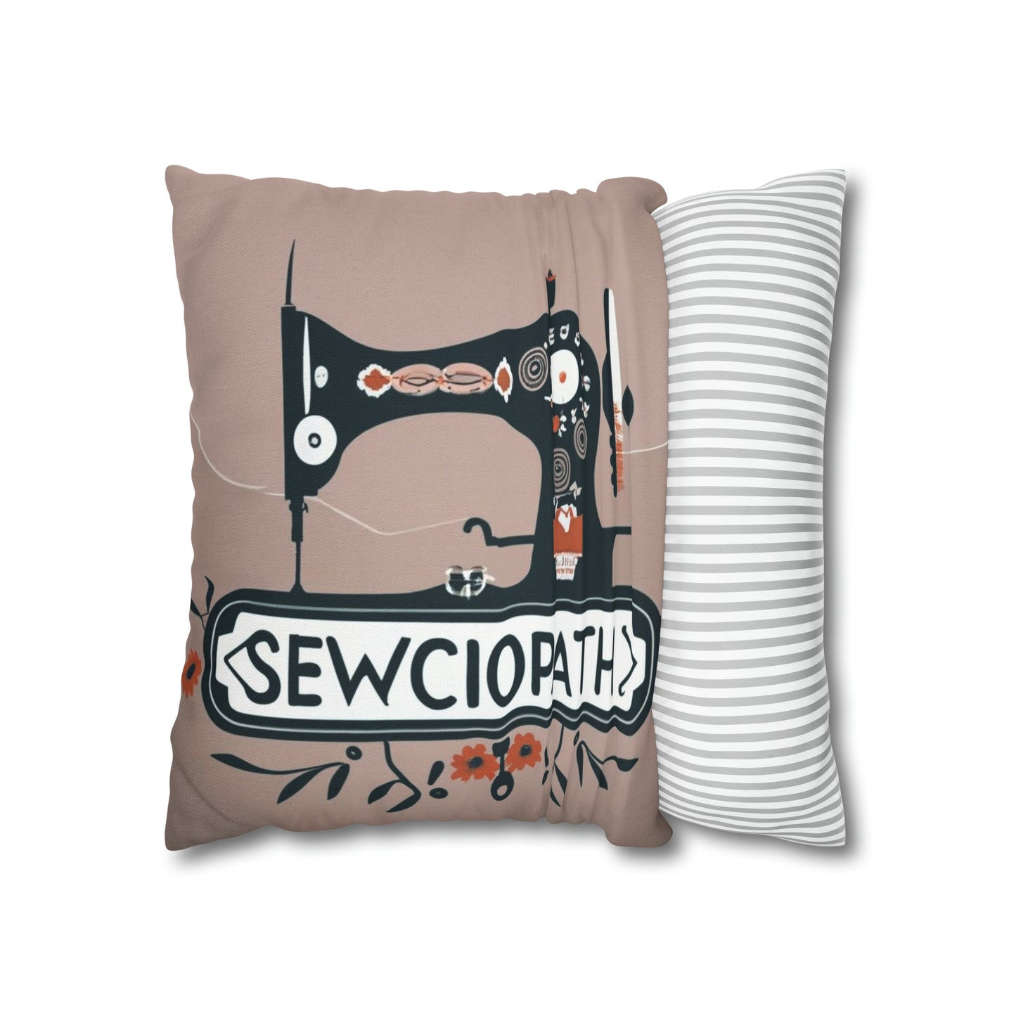 Sewciopath Sewing - Spun Polyester Square Pillow Case