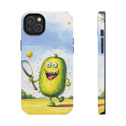 Pickleball Sport: Athletic Pickle Playing Game with Net and Paddle - Tough Phone Cases