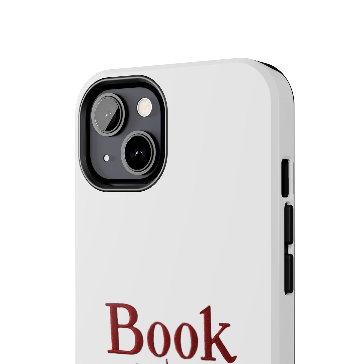 Open Book Embroidery Art: Book Lover Text for Avid Readers - Tough Phone Cases