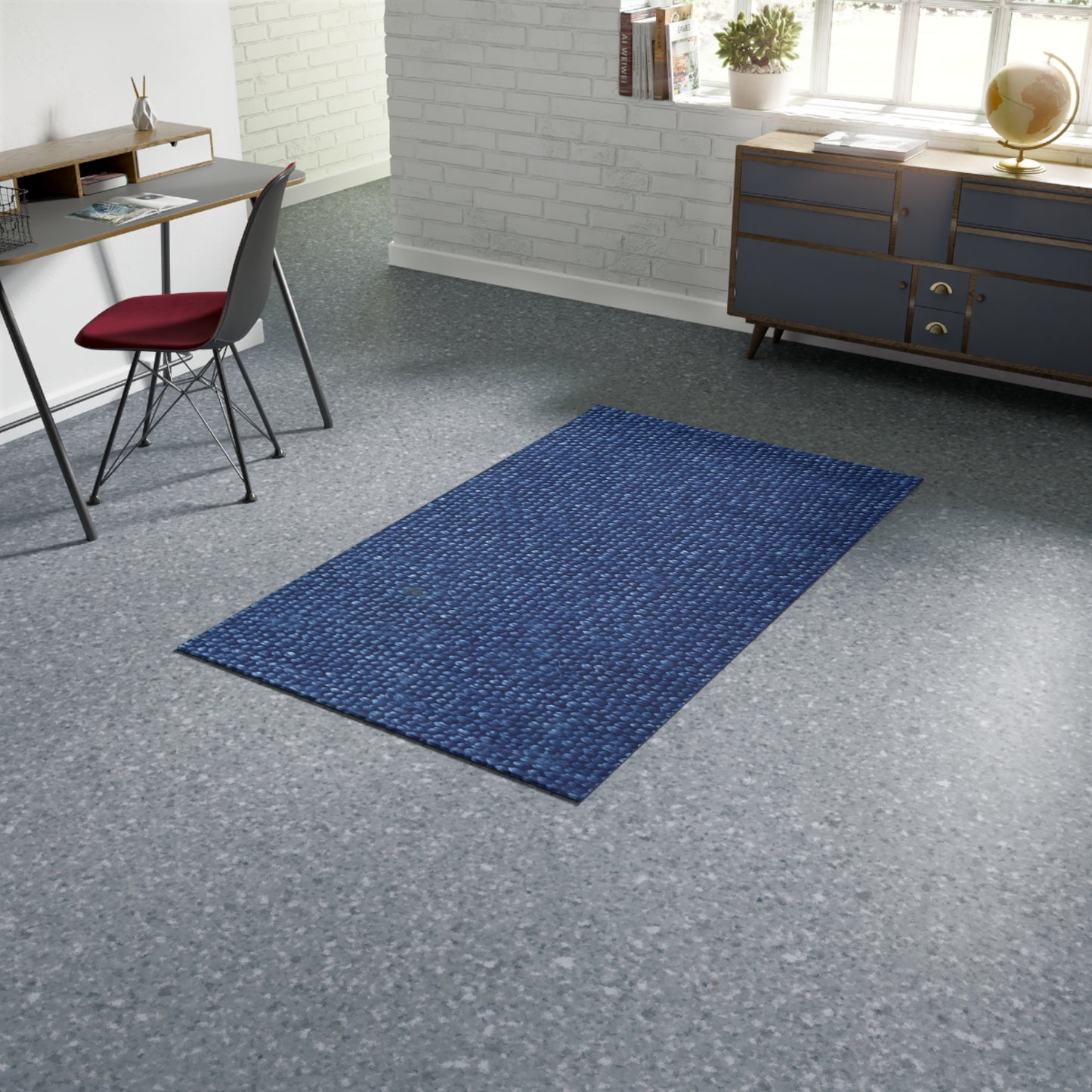 Marine Carpet Outdoor Bass Boat Style Denim Design - Dobby Rug