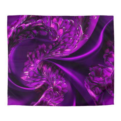 Purple Silk, Microfiber Duvet Cover