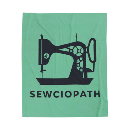 Sewing Sociopath Machine - Velveteen Plush Blanket