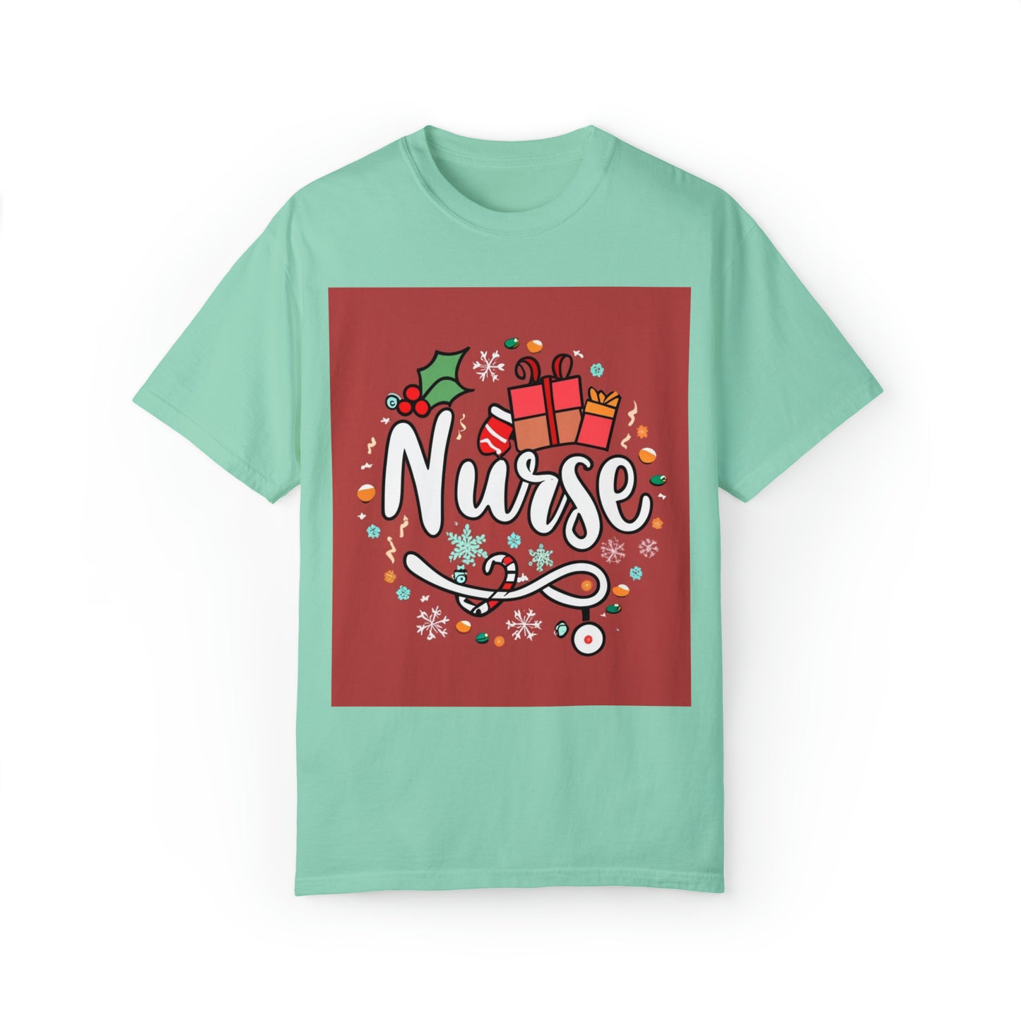 Christmas Nurse 2023 - Unisex Garment-Dyed T-shirt