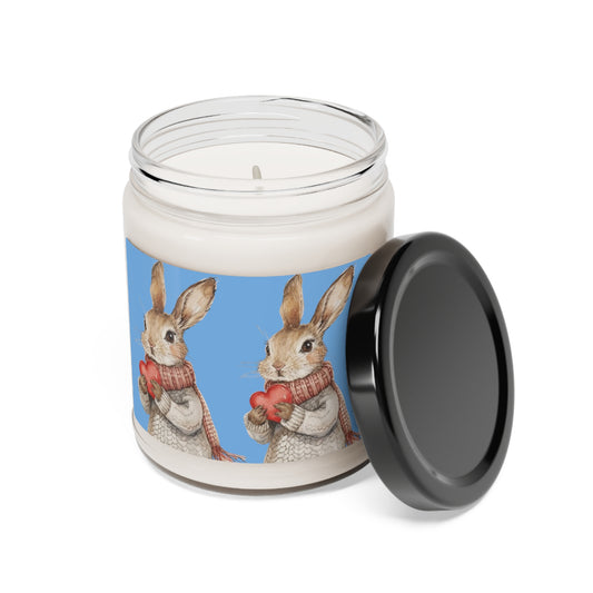 Easter Bunny Heartfelt Rabbit Gift - Scented Soy Candle, 9oz