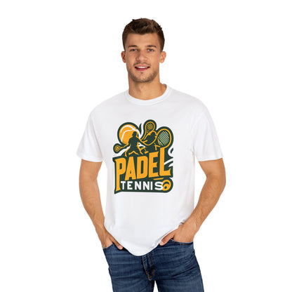 Padel Tennis, Unisex Garment-Dyed T-shirt