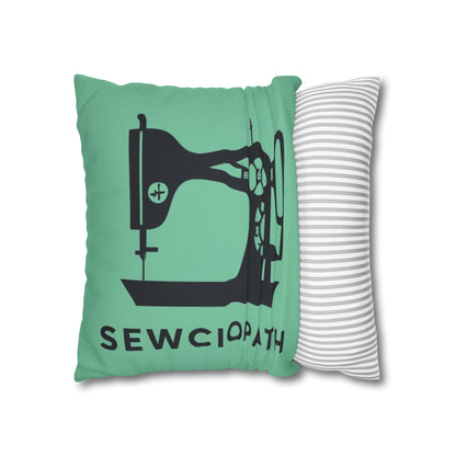 Sewing Sociopath Machine - Spun Polyester Square Pillow Case