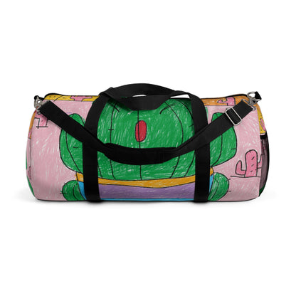 Desert Cactus Sumo Wrestler Graphic Duffel Bag