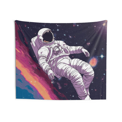 Astro Pioneer - Star-filled Galaxy Illustration - Indoor Wall Tapestries