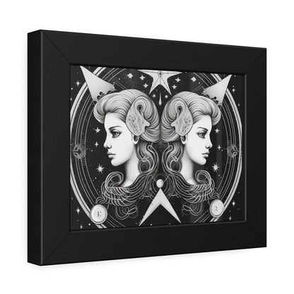 Gemini Zodiac - Framed Paper Posters