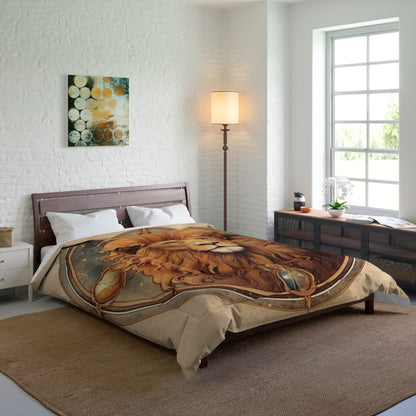 Astrological Leo Sign Vibrant Celestial Cosmic Zodiac - Comforter