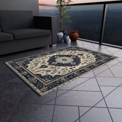 Durable and Stylish Outdoor Rug - Oriental Inspired