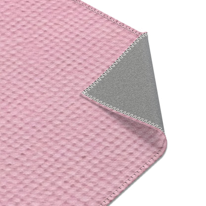 Blushing Garment Dye Pink: Denim-Inspired, Soft-Toned Fabric - Area Rugs