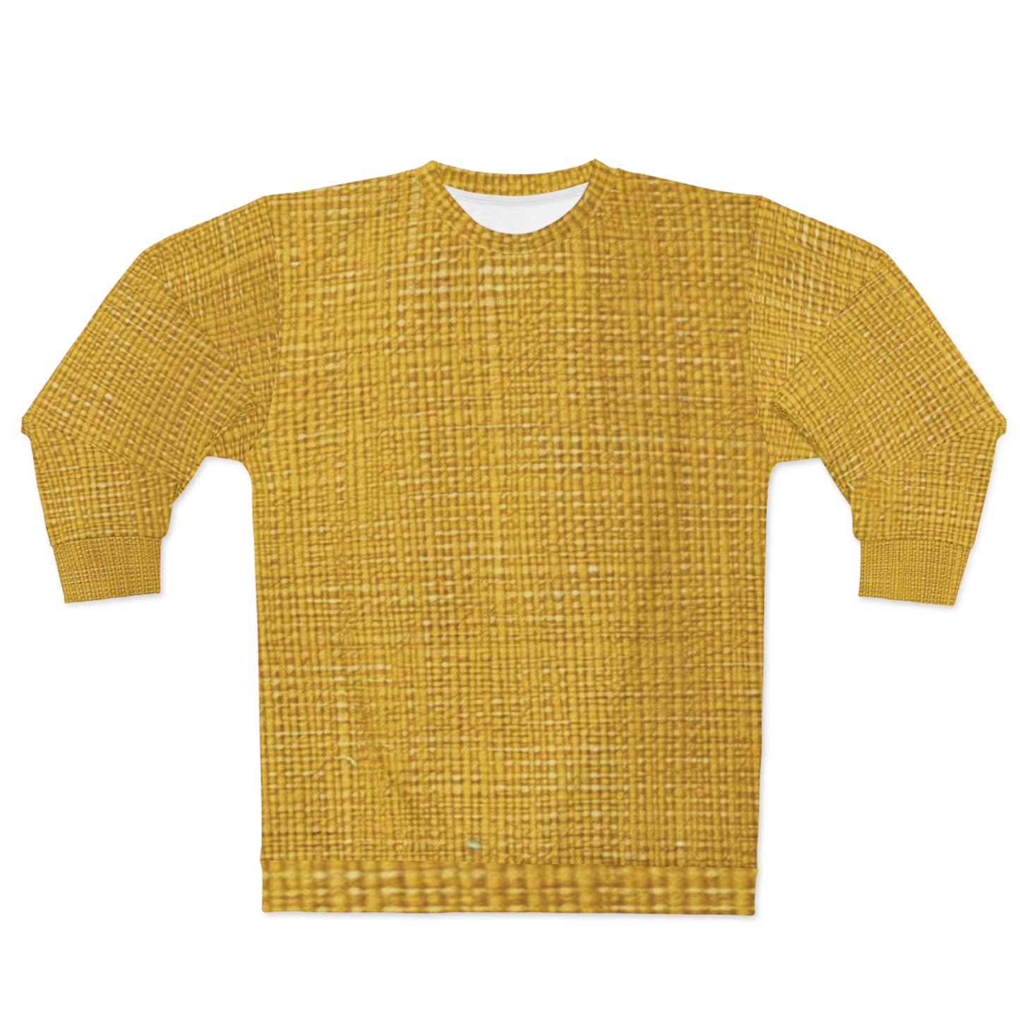 Radiant Sunny Yellow: tela de verano inspirada en la mezclilla - Sudadera unisex (AOP) 