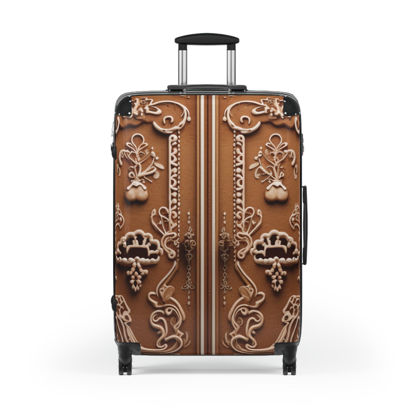 Ornate Gingerbread Carved Wood Door - Suitcase