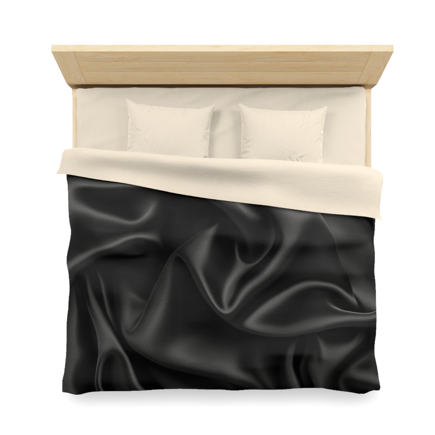 Black Silk, Microfiber Duvet Cover