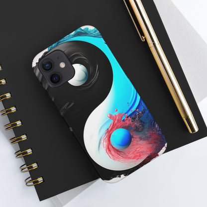 Yin Yang Symbol, Colorful Paint Style - Artistic Decor - Tough Phone Cases