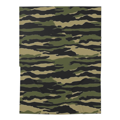 Tiger Stripe Camouflage: Military Style - Baby Swaddle Blanket