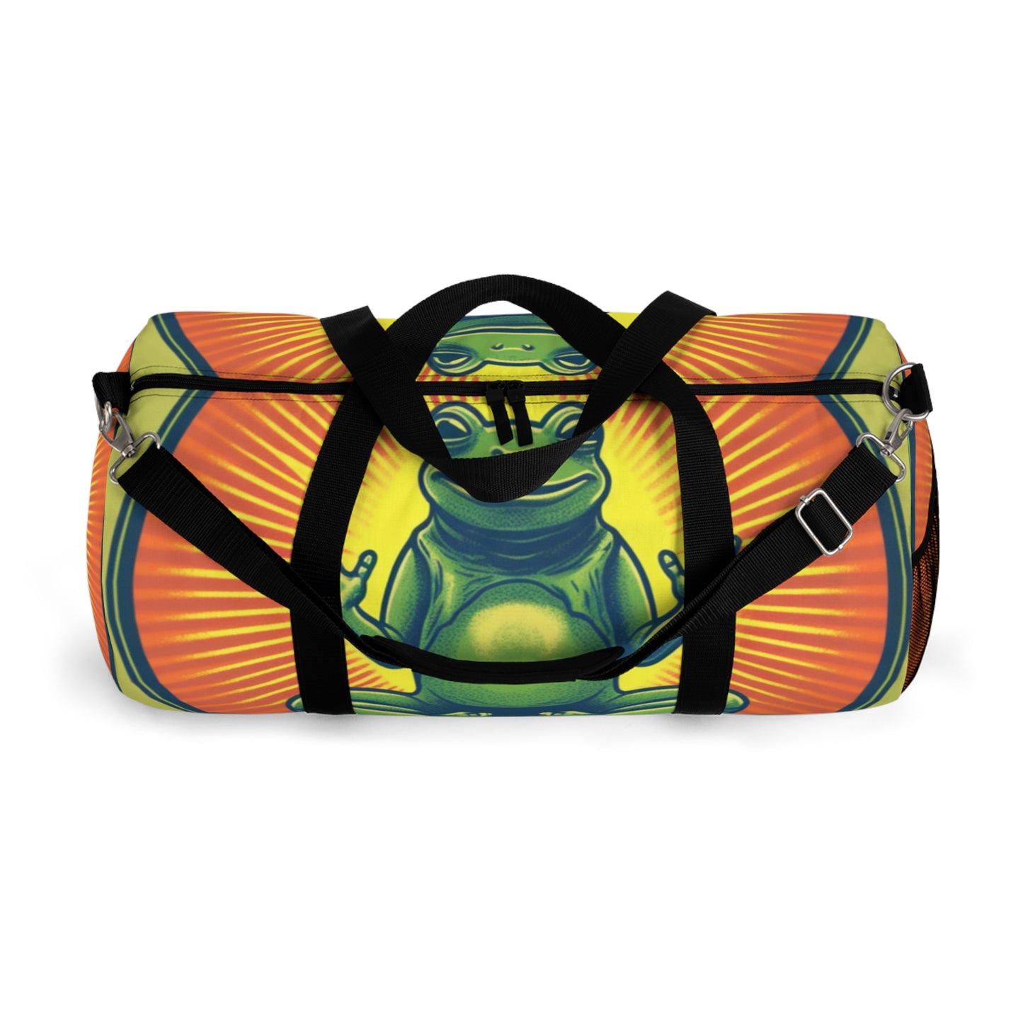 Yoga Frog Namaste Amphibian Relax Graphic Duffel Bag