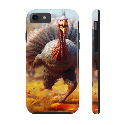 Thanksgiving Trot Turkey Run Athlete Sprint Racer Holiday Feast Dinner - Tough Phone Cases