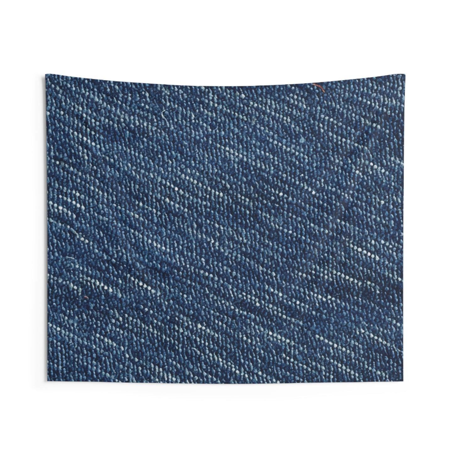 Denim-Inspired Design - Distinct Textured Fabric Pattern - Indoor Wall Tapestries