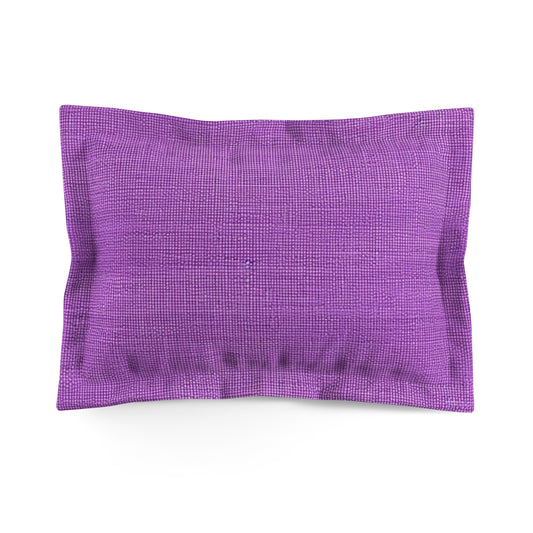 Hyper Iris Orchid Red: estilo atrevido inspirado en la mezclilla - Funda de almohada de microfibra