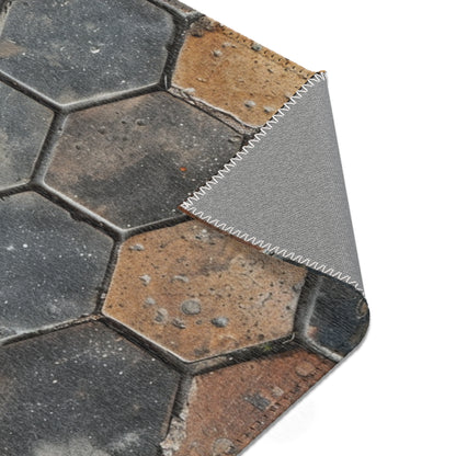 Hexagonal Floor Tiles, Faux Graphic Gift, Area Rugs