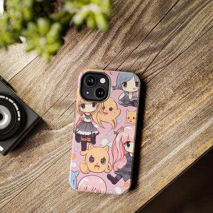 Kawaii Anime Girls: Cute and Adorable Manga Inspired Design - Tough Phone Cases