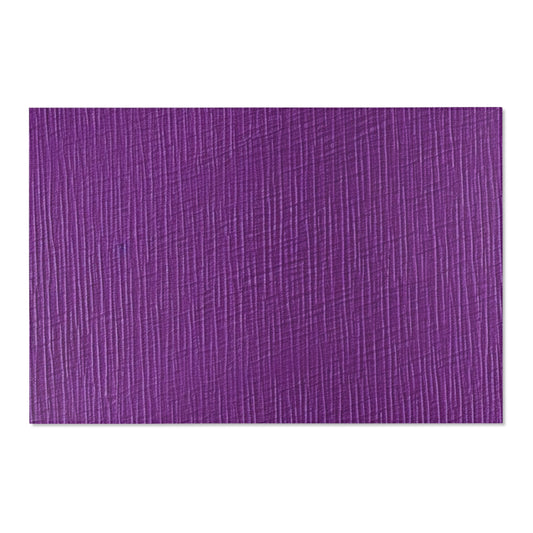 Violet/Plum/Purple: Denim-Inspired Luxurious Fabric - Area Rugs