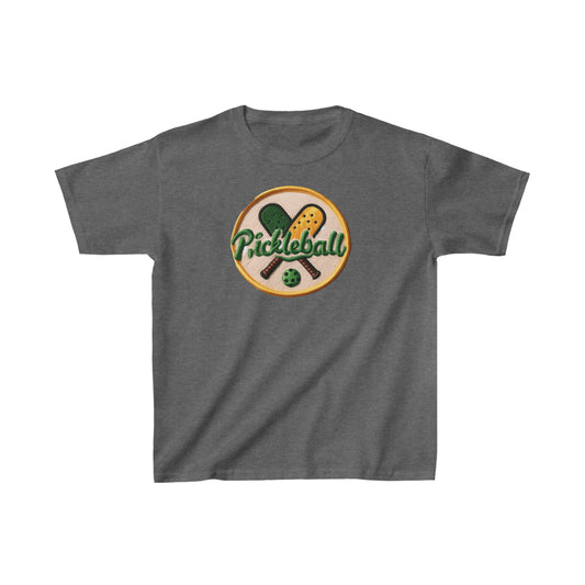 Pickleball Chenille Patch - Kids Heavy Cotton™ Tee