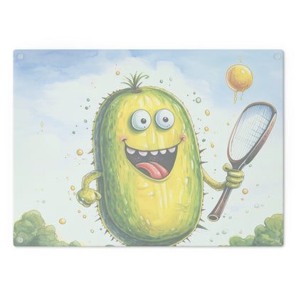 Pickleball Sport: Juego atlético de Pickle con red y paleta - Tabla de cortar 