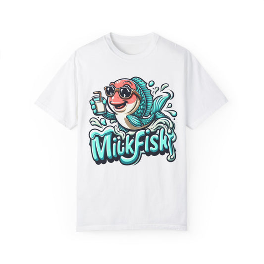 Milkfish, Funny Gift, Unisex Garment-Dyed T-shirt